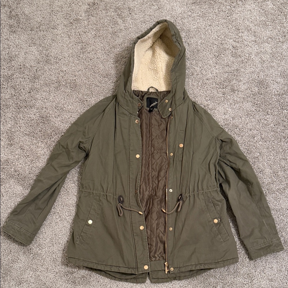 Olive Hooded Women's Jacket